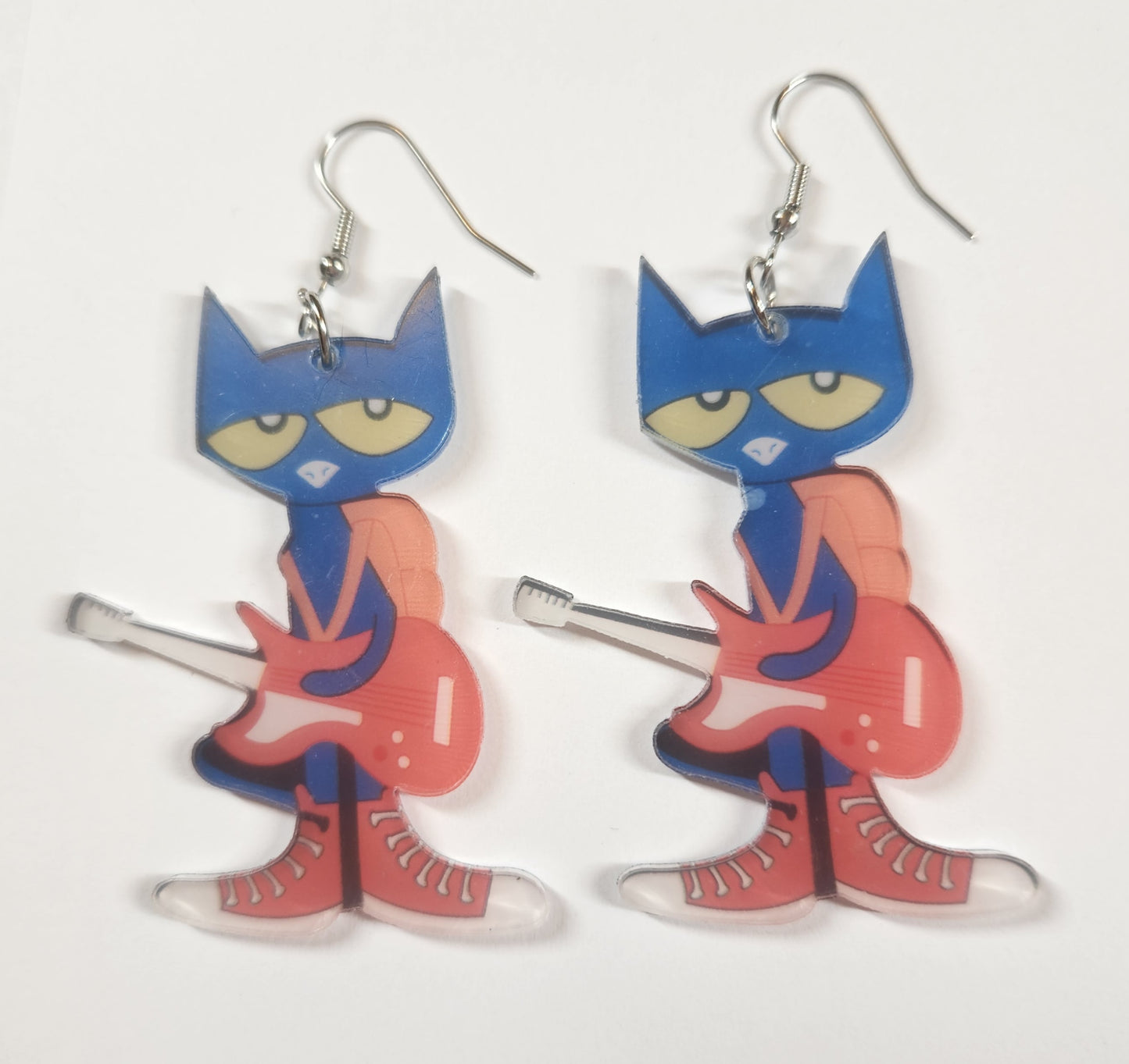 Pete the Cat earrings