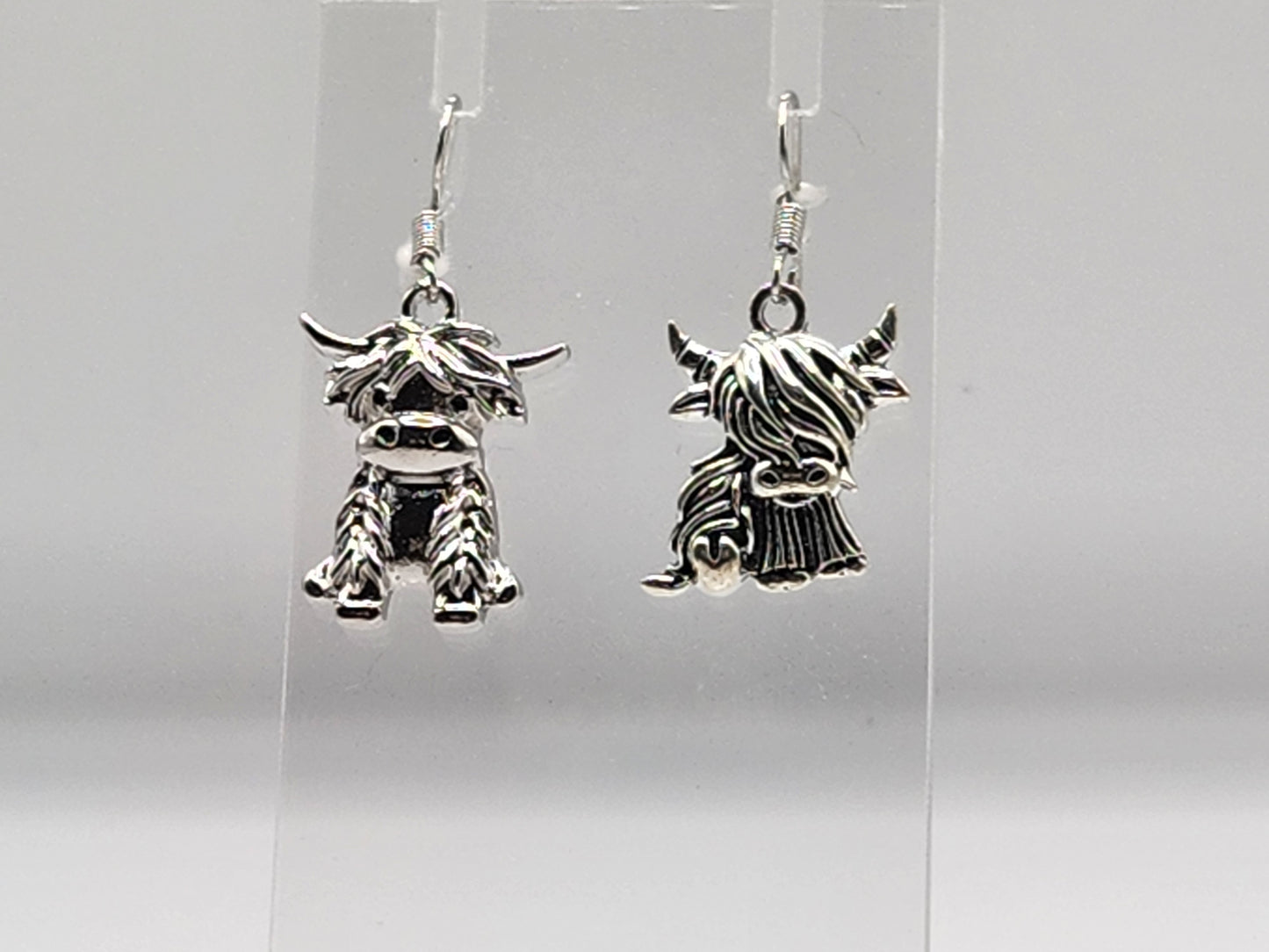 Highland cow earrings
