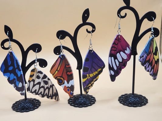 Butterfly wing earrings