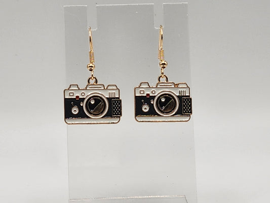 Camera earrings