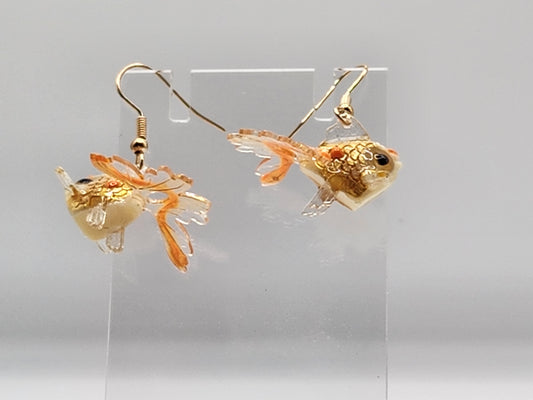 Goldfish earrings